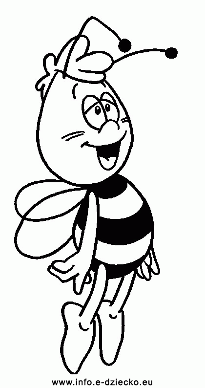 Pszczółka Maja kolorowanki